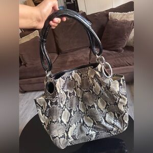 Streets Ahead Elegant Snake Print Handbag